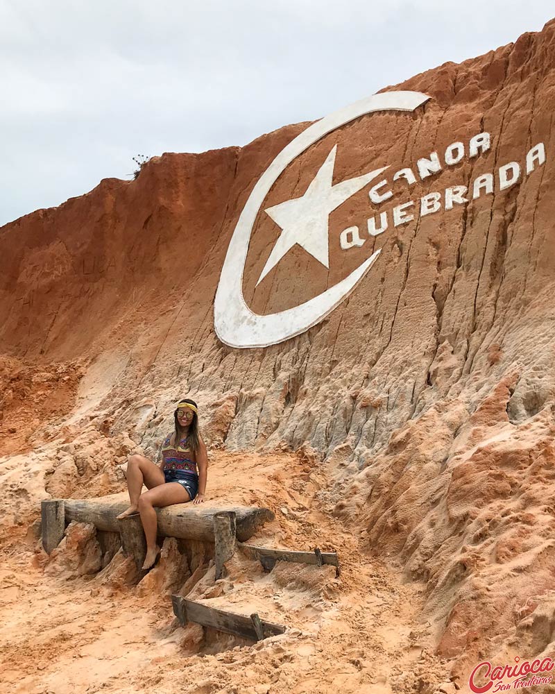 Falésia em Canoa Quebrada