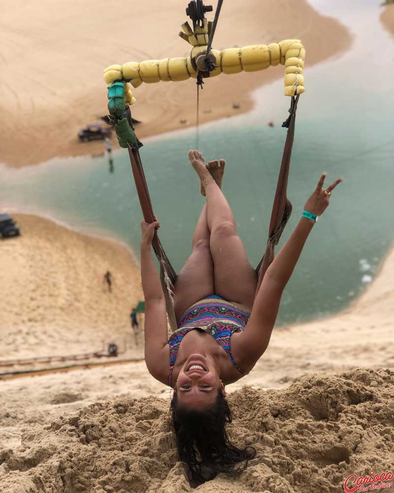 Tirolesa em Canoa Quebrada