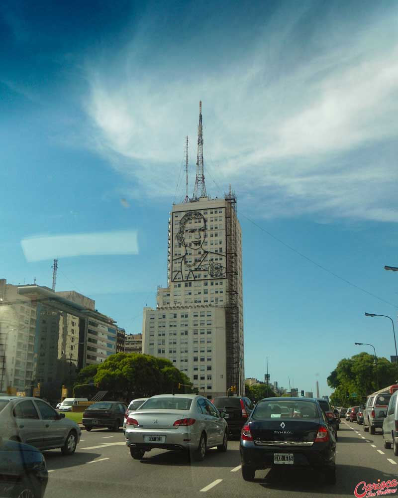 Avenida 9 de Julio em Buenos Aires