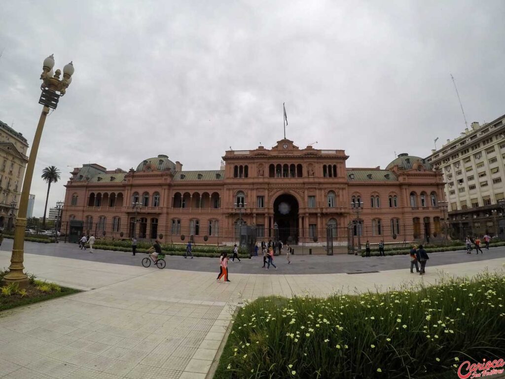 Casa Rosada na Plaza de Mayo