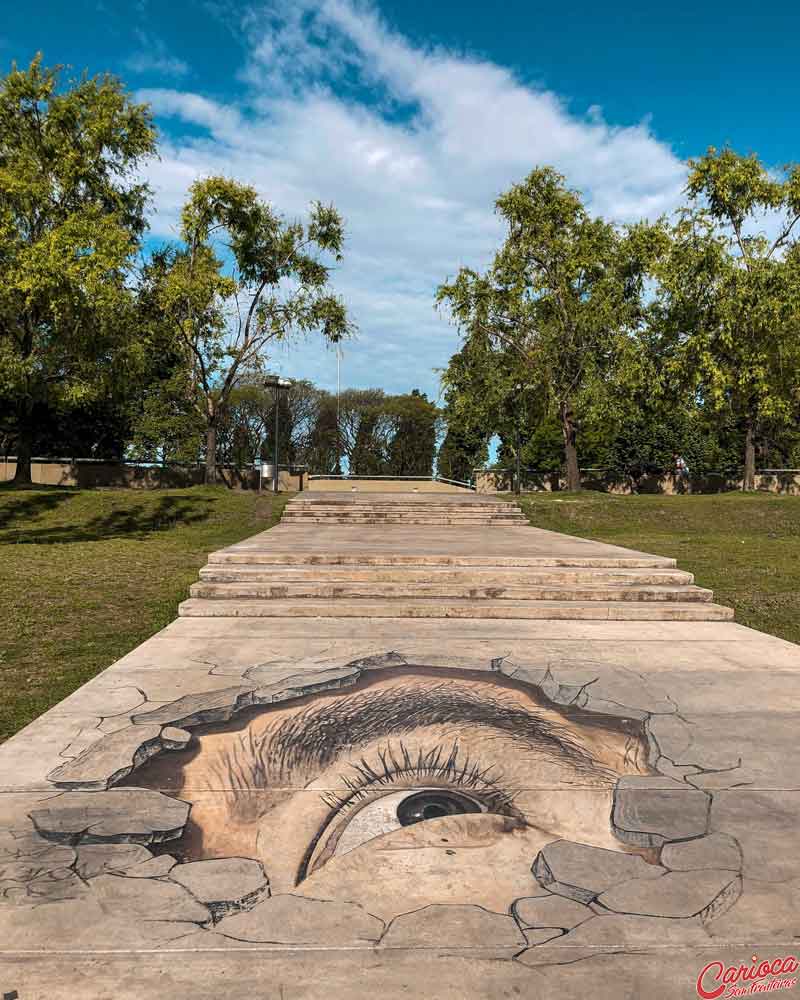 Grafites no Parque Mujeres Argentinas