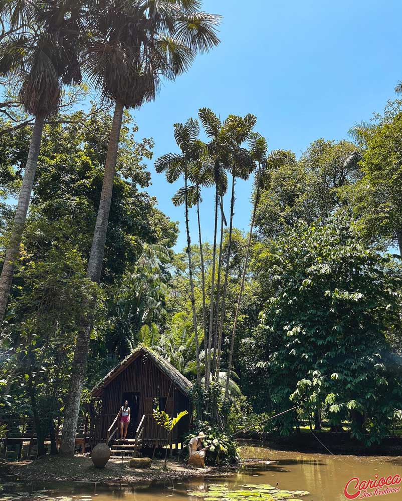 Cabana e Lago do Pescador