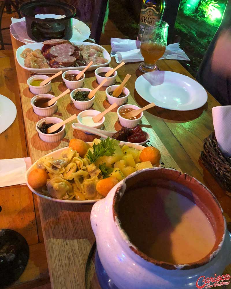 Fondue do Marioca Bistrô em Visconde de Mauá