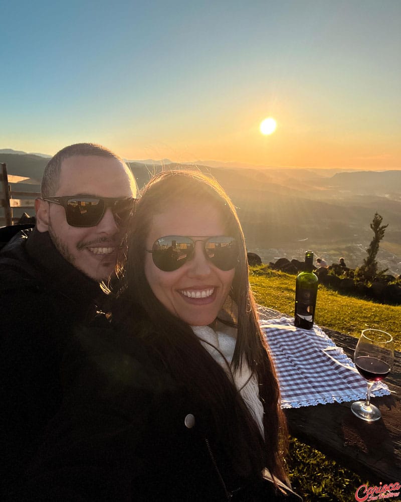 Pôr do Sol no Morro do Parapente