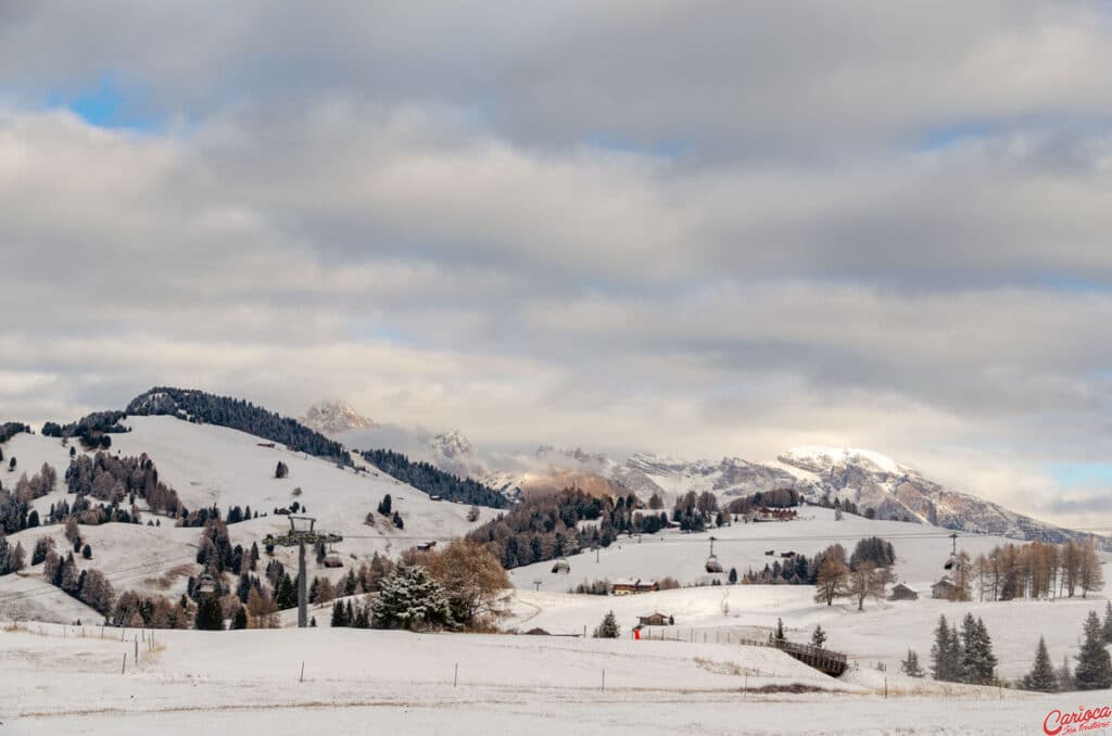 Esqui no Alpe di Siusi