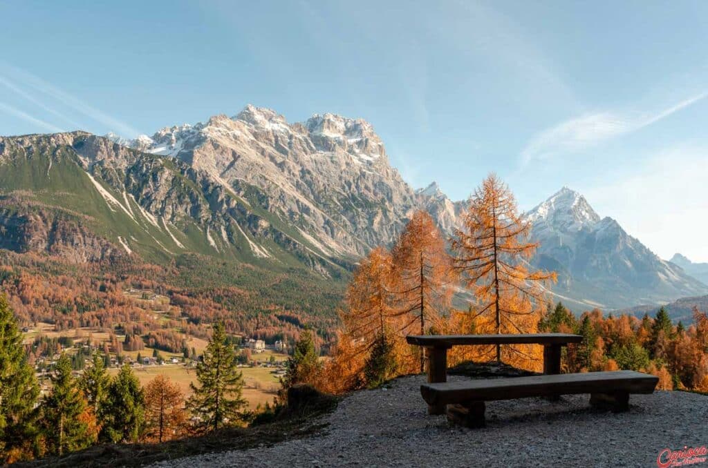 Mirante nas Dolomitas