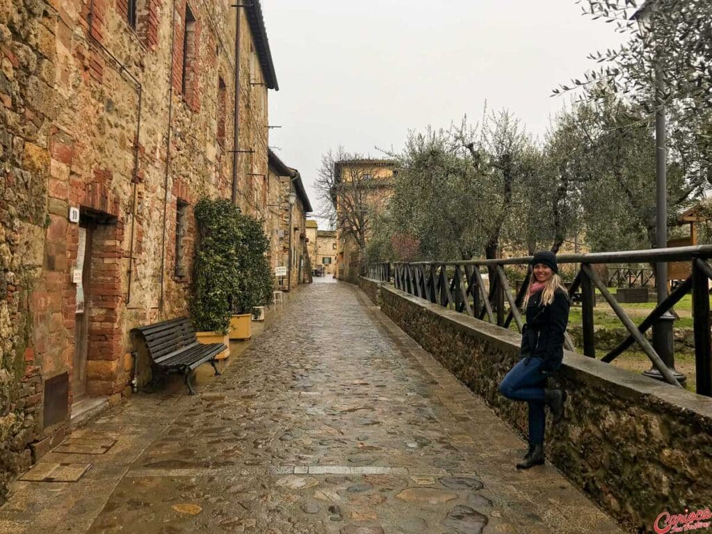 Monteriggioni na Toscana 