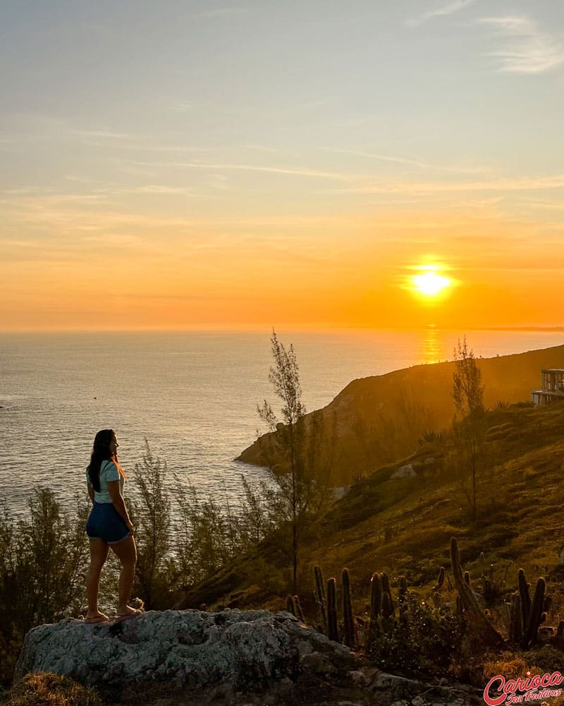 Pôr do sol no Pontal do Atalaia