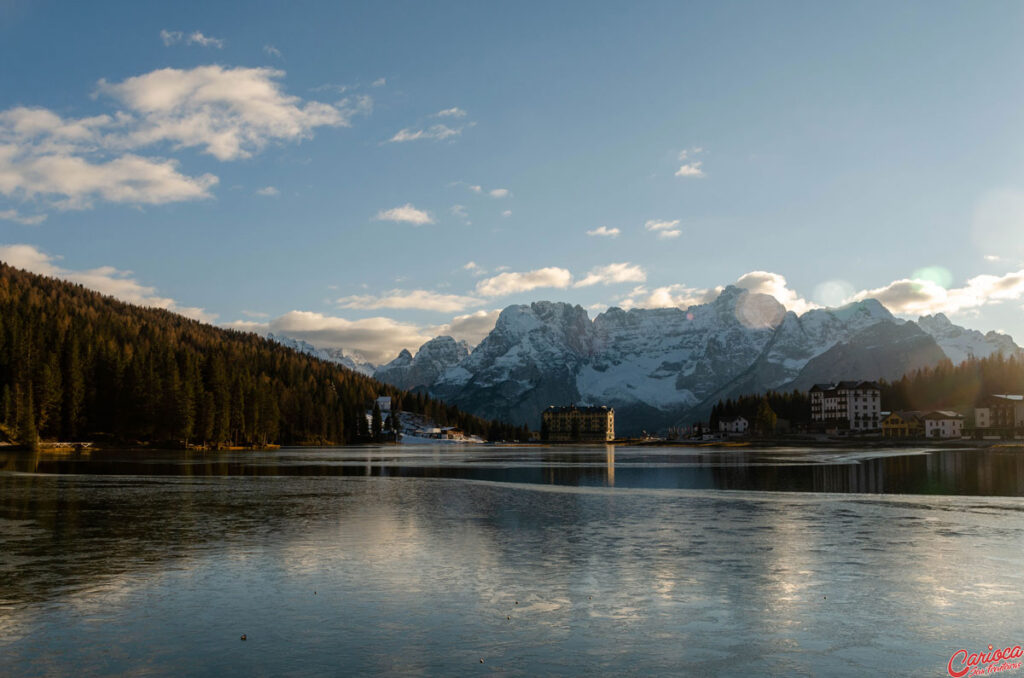 Lago di Misurina, próximo de Cortina d'Ampezzo