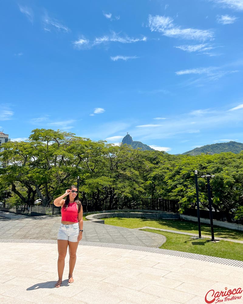 Cristo Redentor visto do Morro do Pasmado