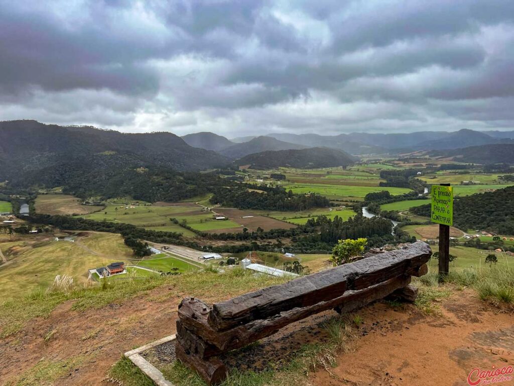 Vista para o Vale do Rio Canoas