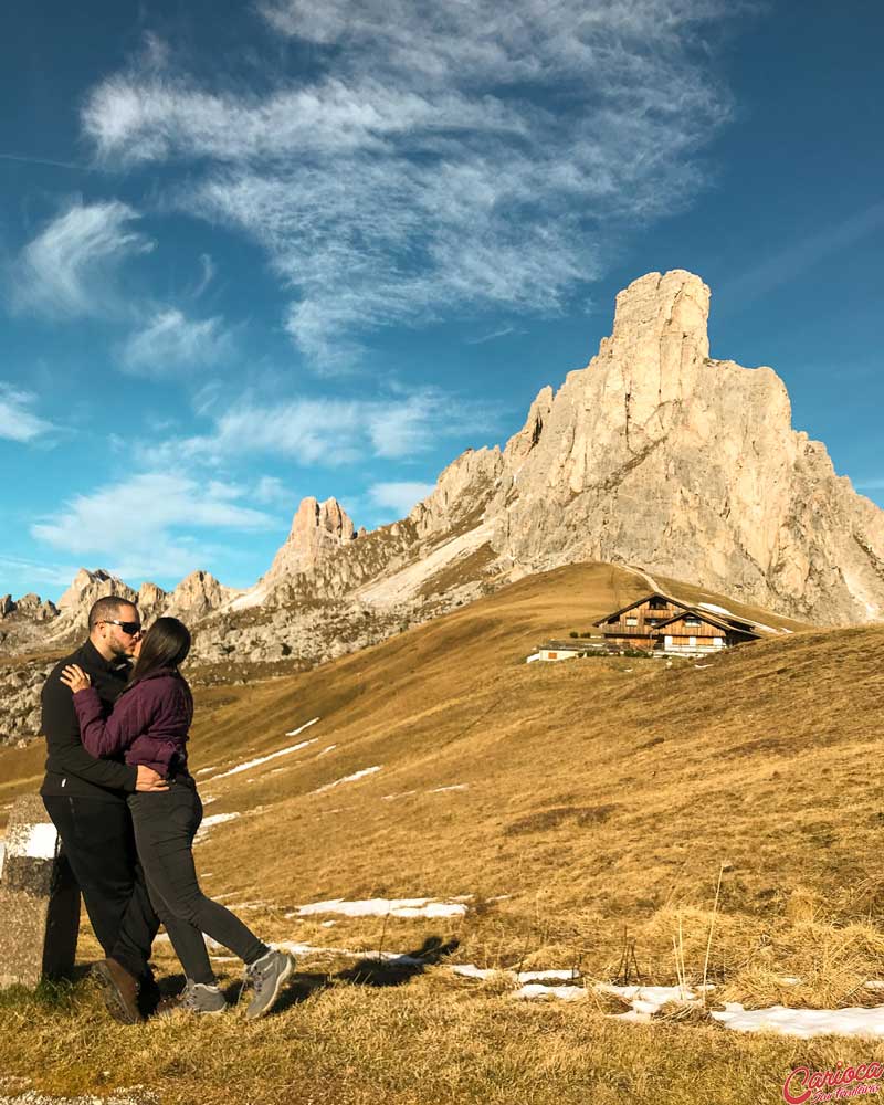 Passo Giau nas Dolomitas