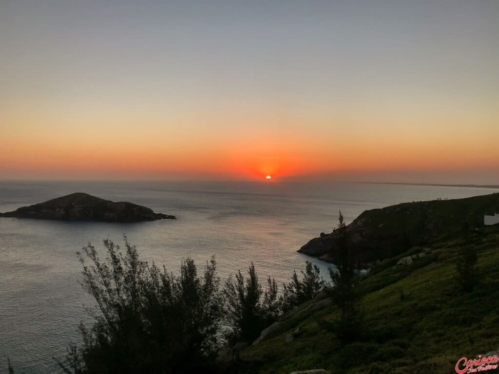 Pôr do sol em Arraial do Cabo