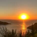 Pôr do sol no Mirante do Pontal do Atalaia