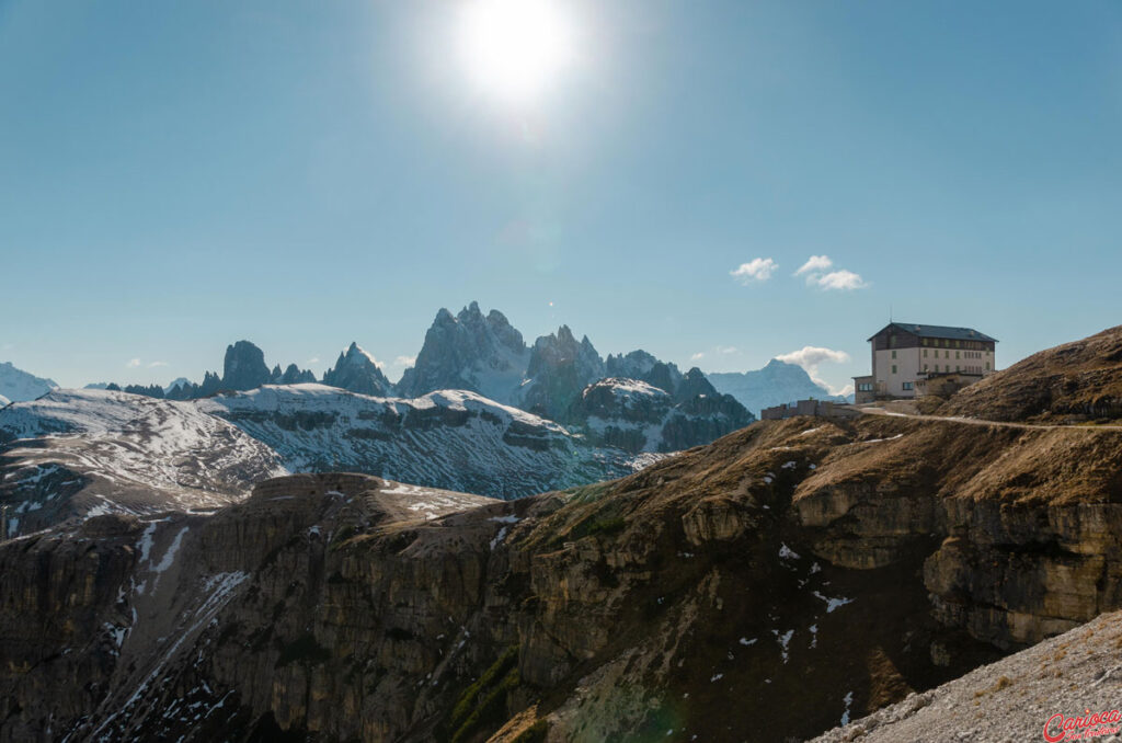 Rifugio Auronzo em Tre Cime di Lavaredo