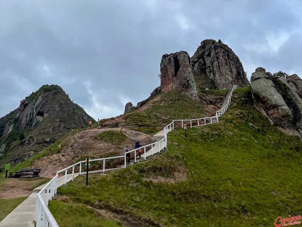 Subida para o Morro do Campestre