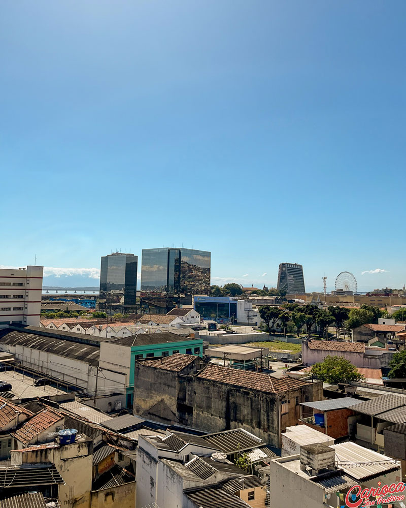 Vista do terraço da Fábrica Bhering