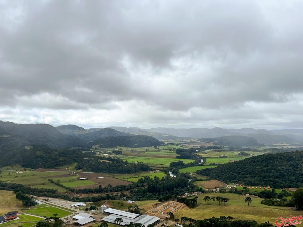 Vista para o Vale do Rio Canoas