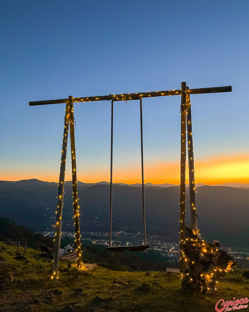 Balanço da área do picnic de luxo em Urubici