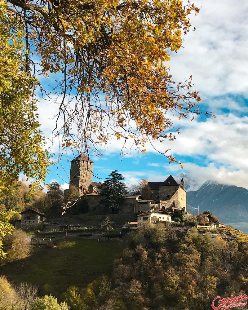 Castelo do Tirol na Itália