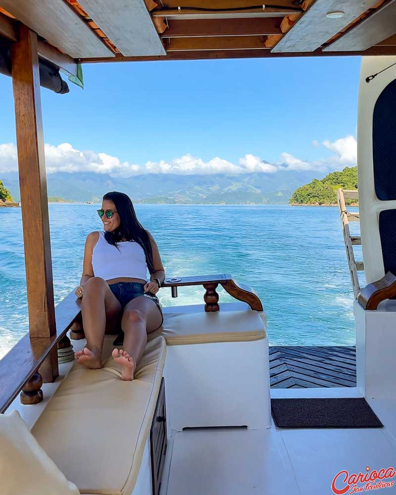 Passeio de barco em Paraty