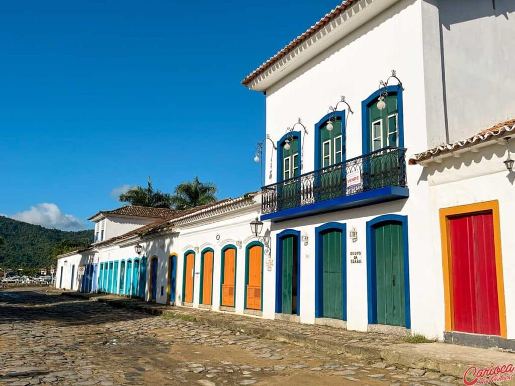 O centro histórico é uma dica do que fazer em Paraty