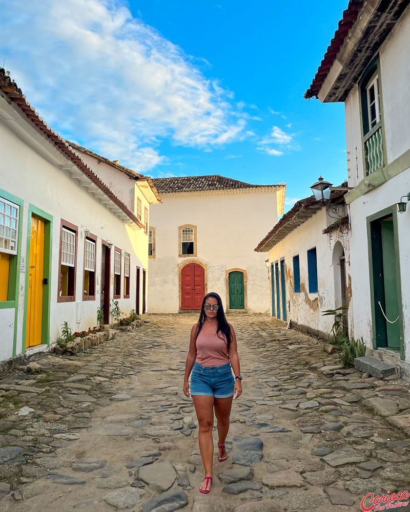 Rua do centro histórico de Paraty