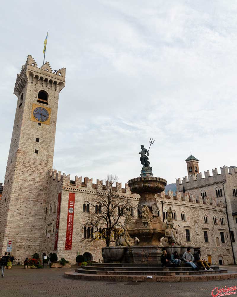 Palazzo Pretorio e Torre Grande em Trento