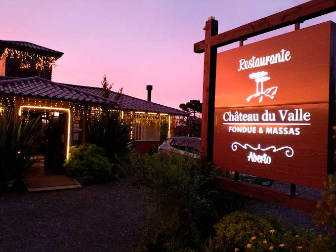 Restaurante Chateau du Valle em Urubici