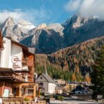 San Martino di Castrozza nos Alpes da Itália
