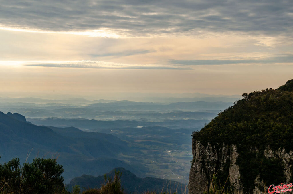 Vista da serra catarinense