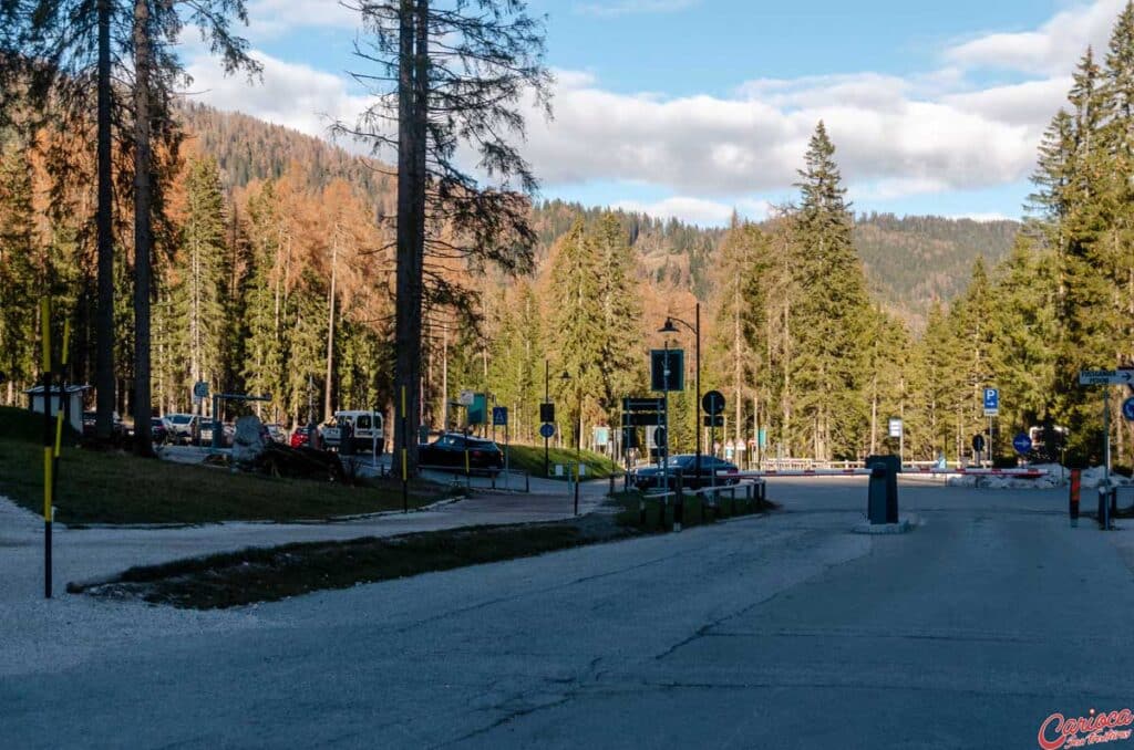 Parking Pragser Wildsee