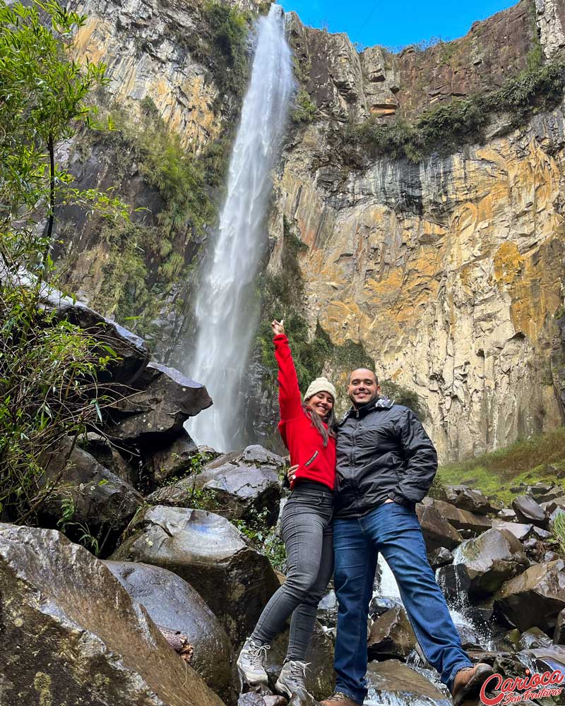 Parte baixa da Cascata do Avencal