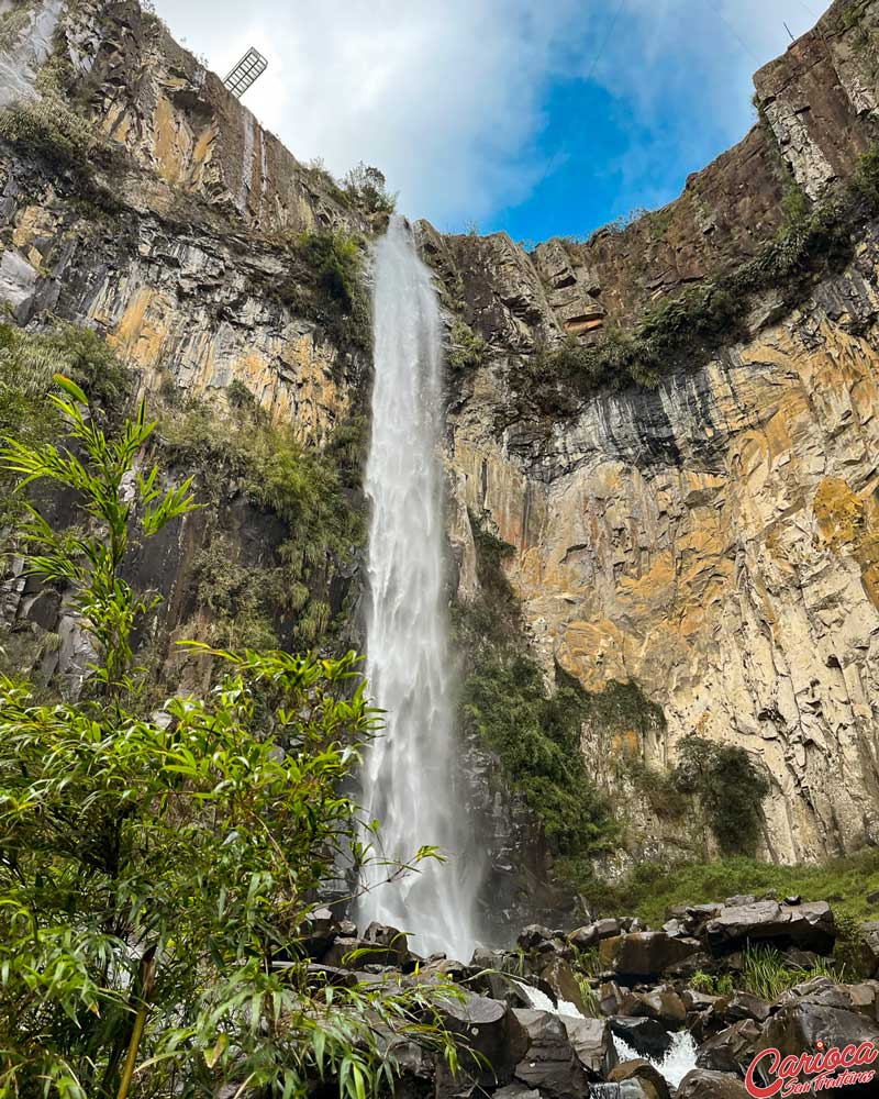 Parte baixa da Cascata do Avencal