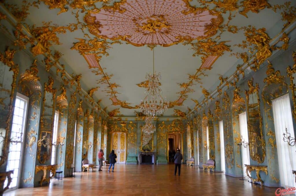 Salão azul do Palacio de Charlottenburg