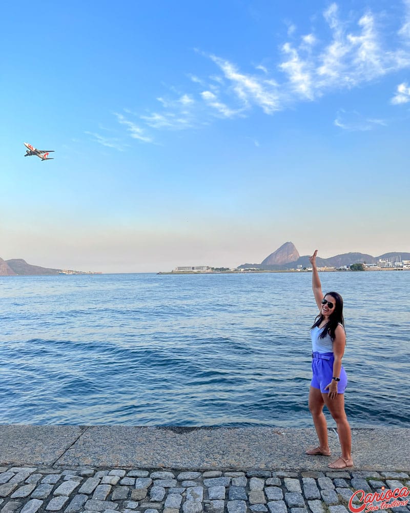 Vista para o Pão de Açúcar no Rio de Janeiro