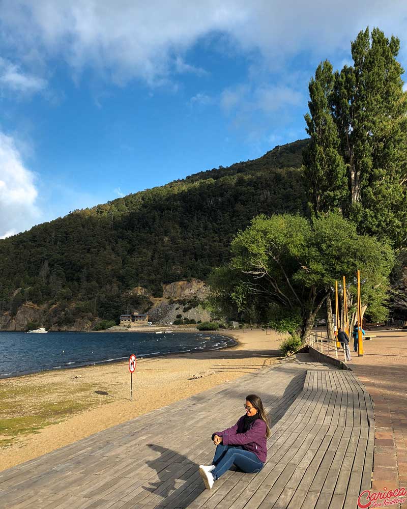 Lago Lácar em San Martin de Los Andes