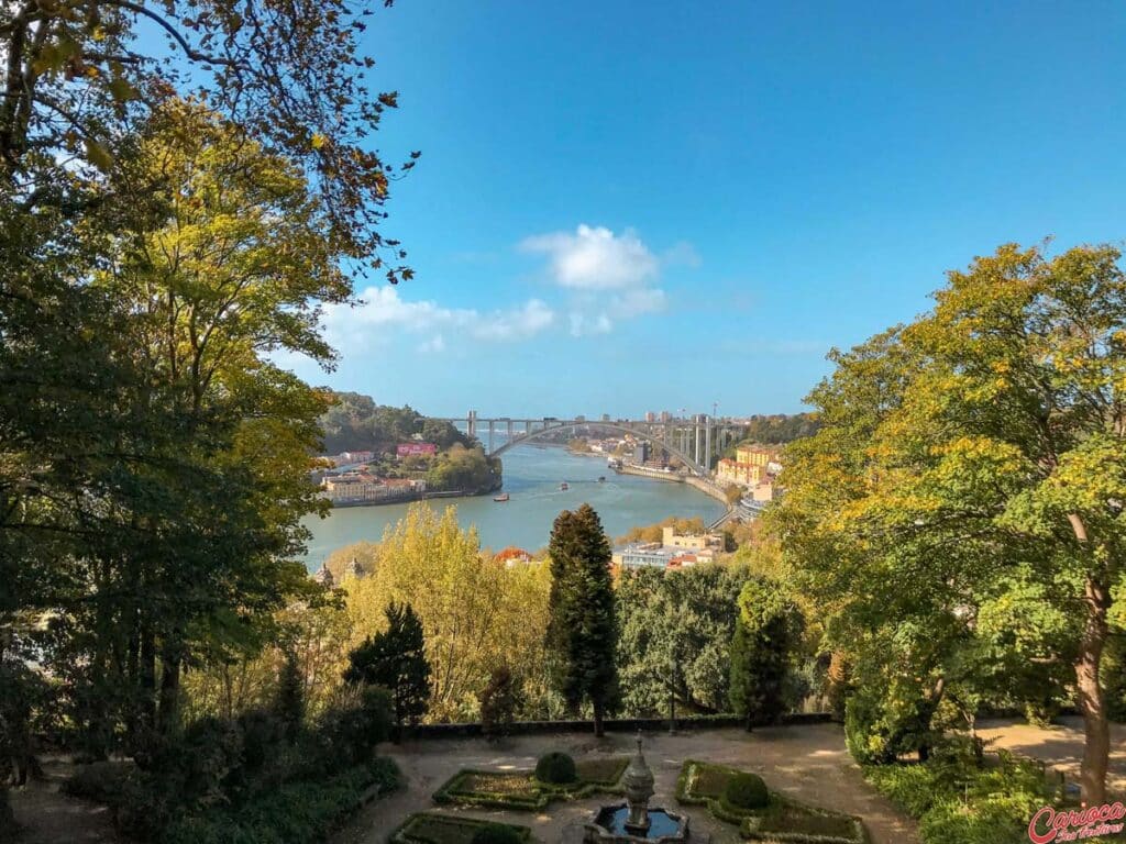 Jardins do Palácio de Cristal no Porto