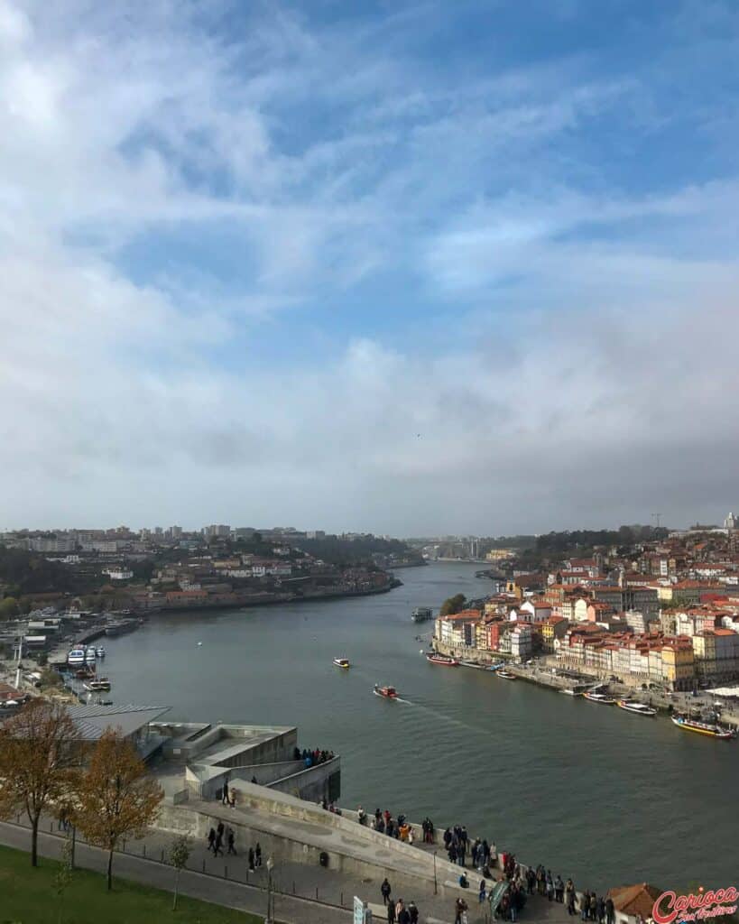 Vista do Mosteiro da Serra do Pilar em Vila Nova de Gaia