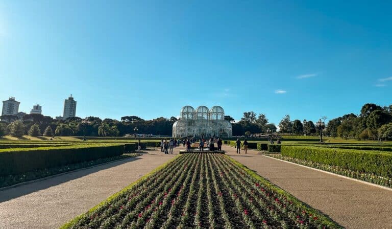 Jardim Botânico de Curitiba no Paraná