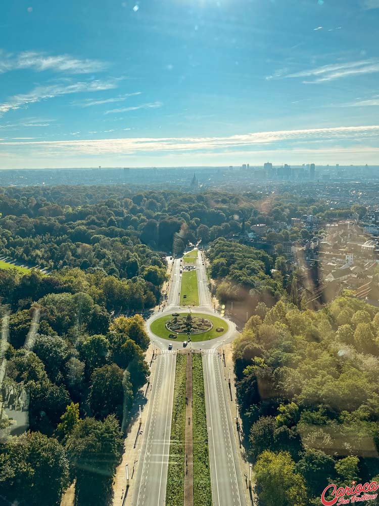 Vista do Atomium em Bruxelas