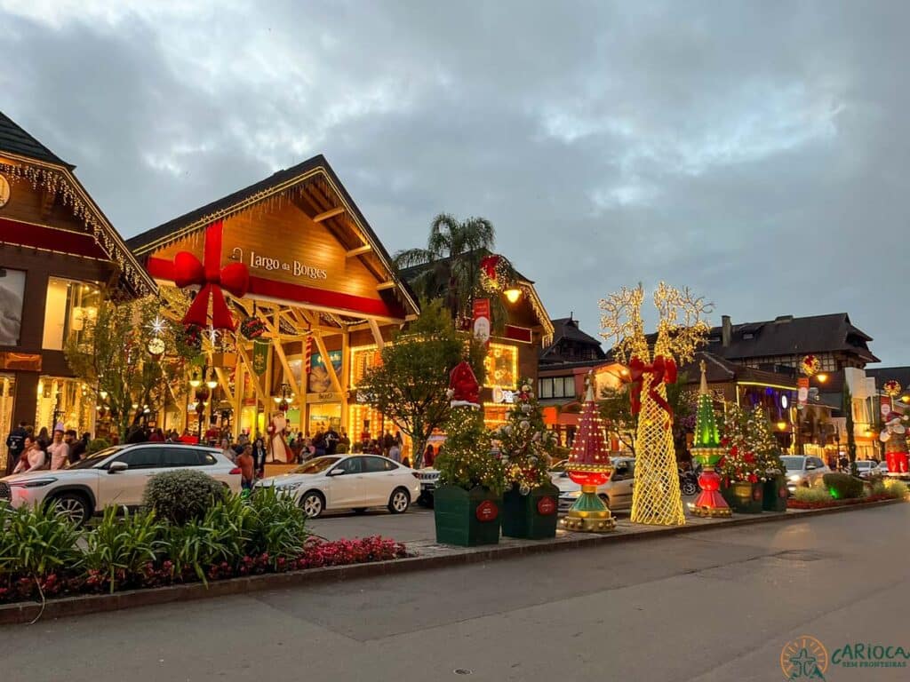 Gramado na Serra Gaúcha durante o Natal Luz