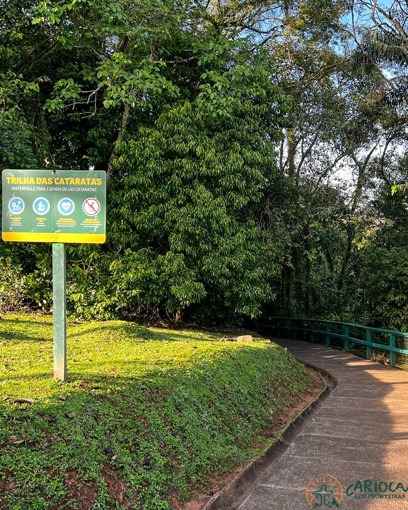 Início da Trilha das Cataratas