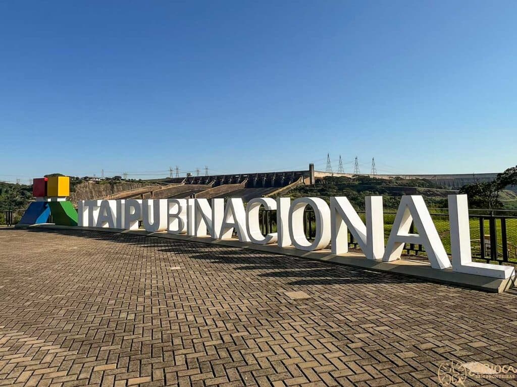 Mirante na hidrelétrica Itaipu Binacional